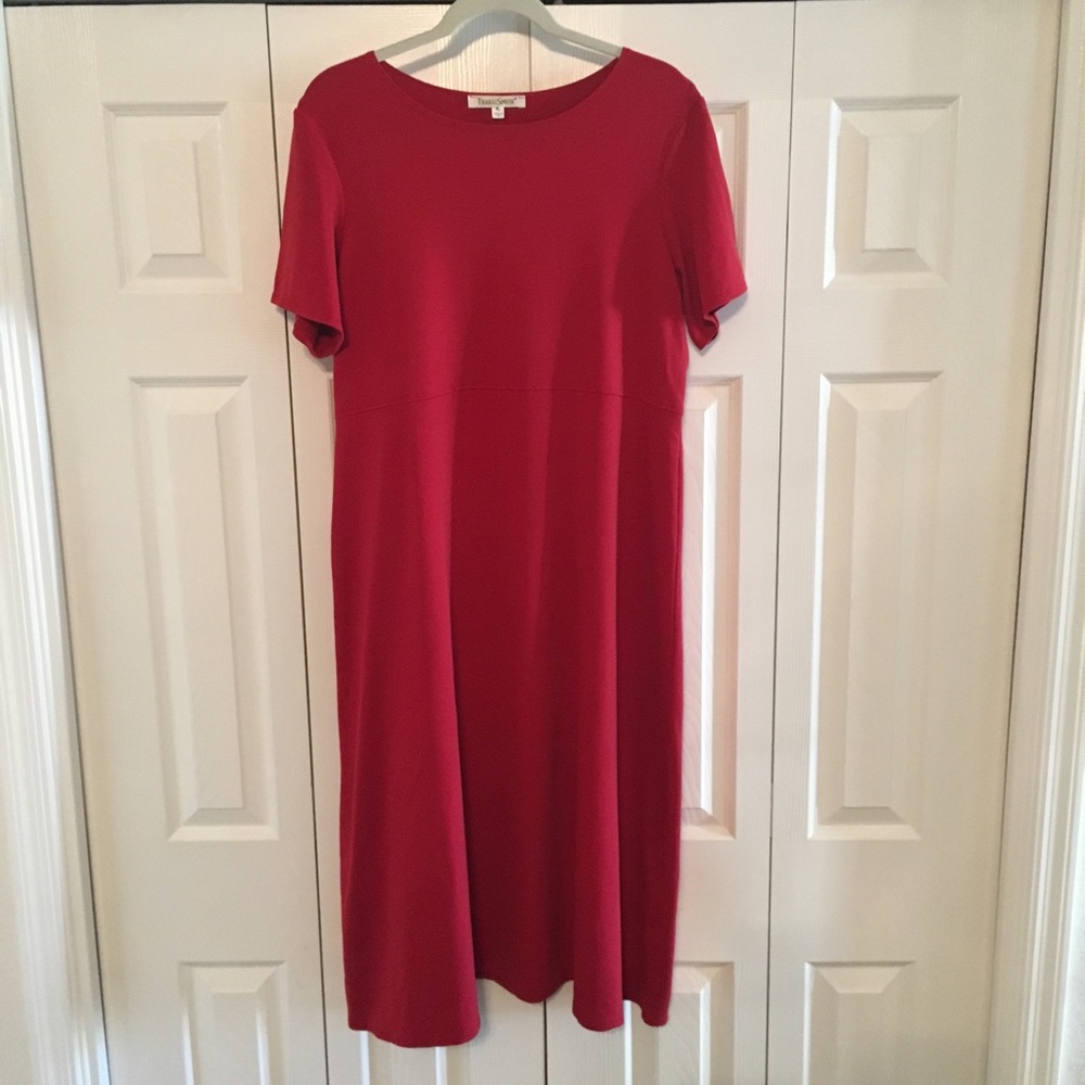 TravelSmith Indispensable Basic Red Dress xl